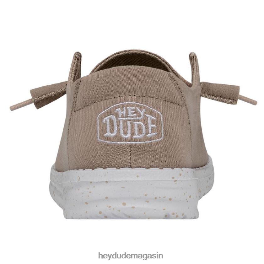 Hey Dude Hommes toile flammée Wendy bronzer chaussures DT40T429