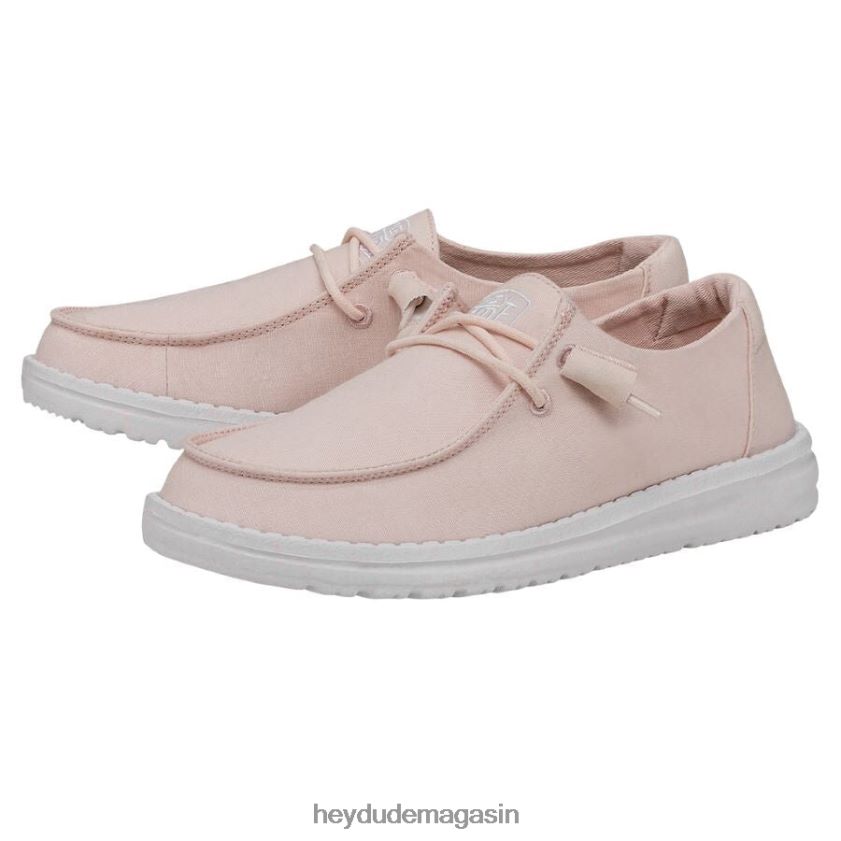 Hey Dude Hommes toile flammée Wendy rose chaussures DT40T432