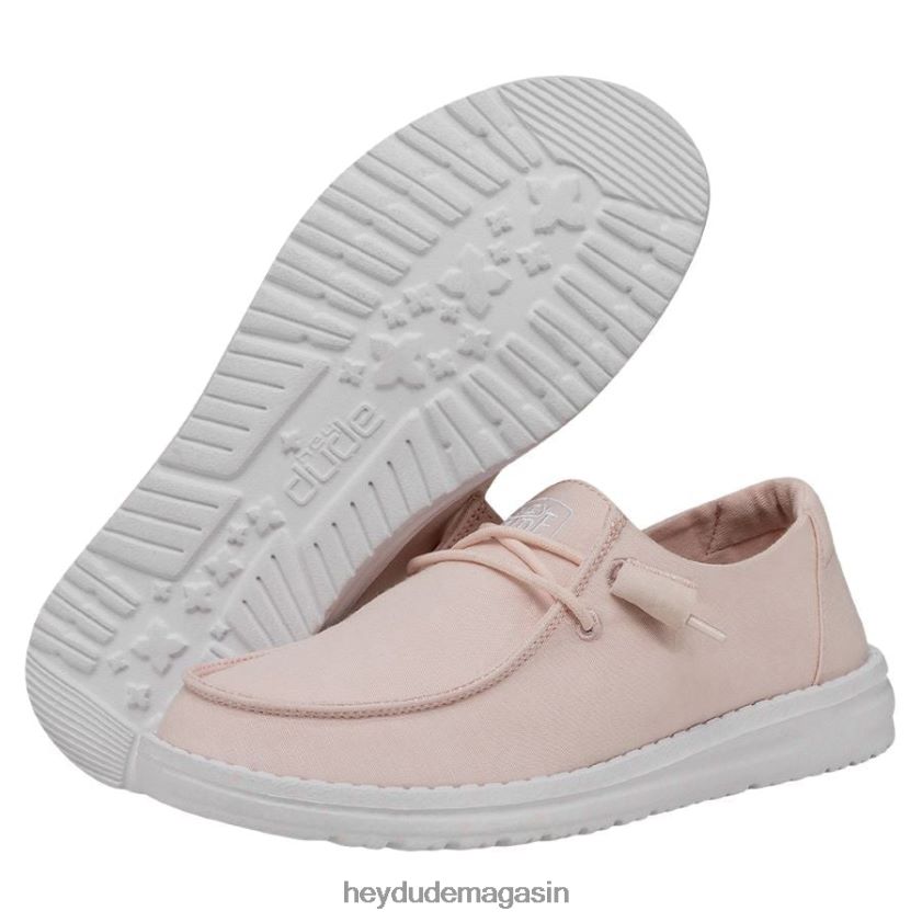 Hey Dude Hommes toile flammée Wendy rose chaussures DT40T432