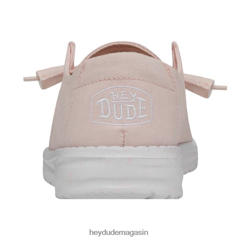 Hey Dude Hommes toile flammée Wendy rose chaussures DT40T432