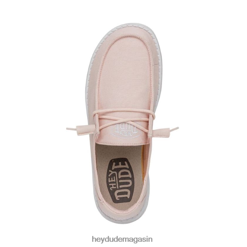 Hey Dude Hommes toile flammée Wendy rose chaussures DT40T432