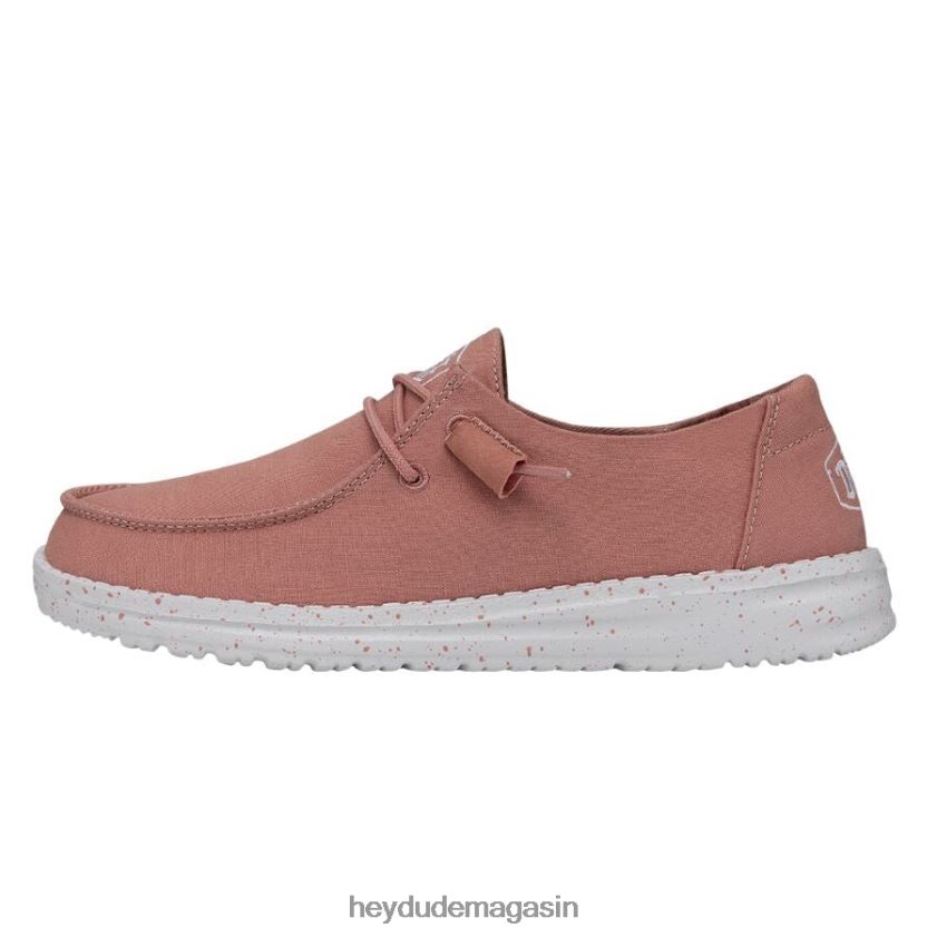 Hey Dude Hommes toile flammée Wendy terre cuite chaussures DT40T436