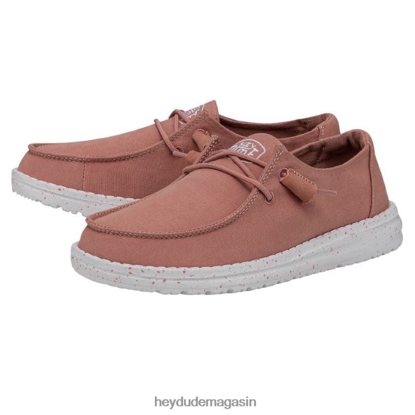 Hey Dude Hommes toile flammée Wendy terre cuite chaussures DT40T436