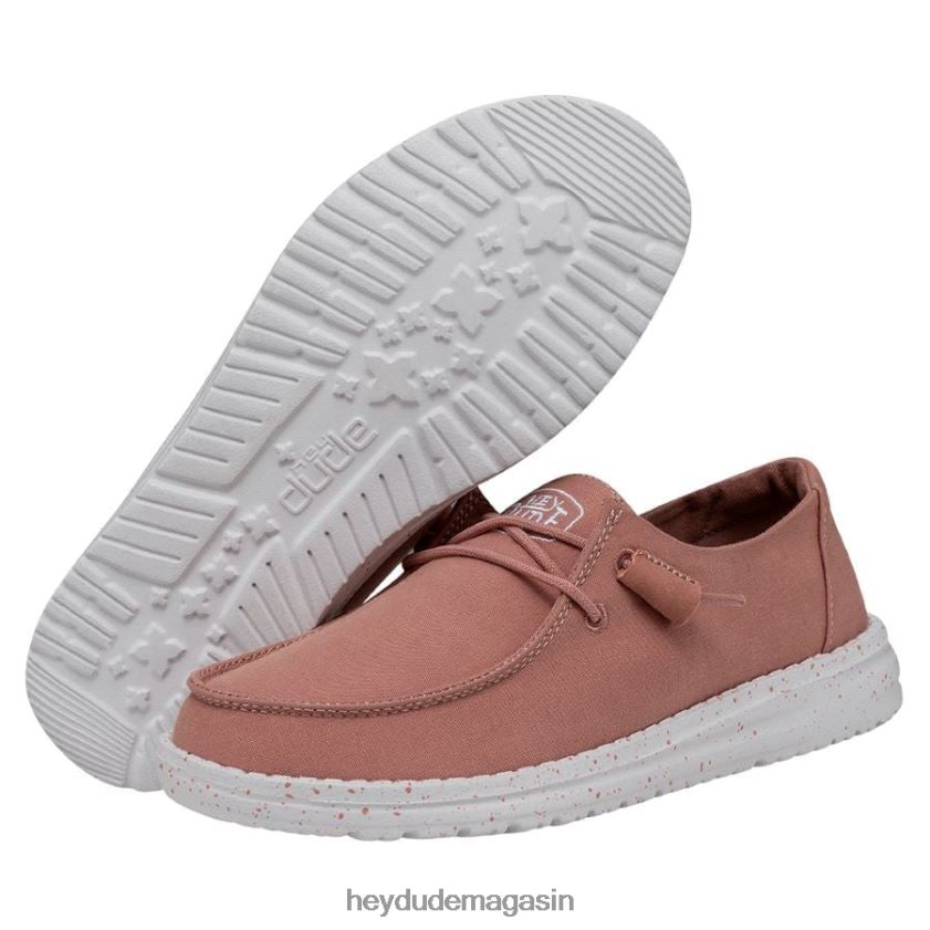 Hey Dude Hommes toile flammée Wendy terre cuite chaussures DT40T436