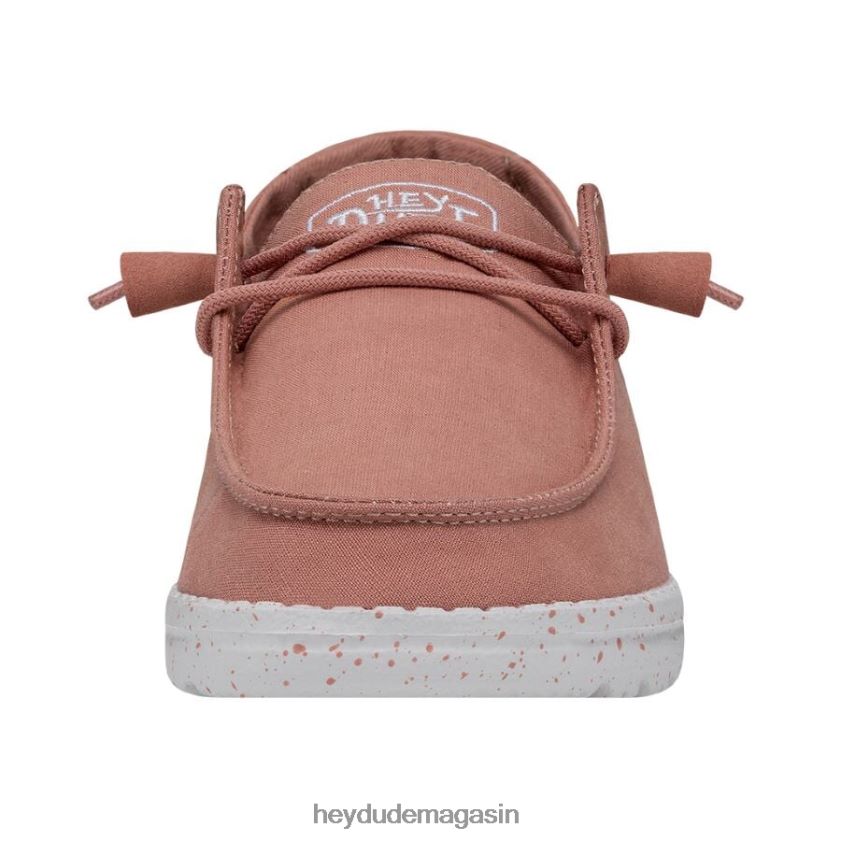 Hey Dude Hommes toile flammée Wendy terre cuite chaussures DT40T436