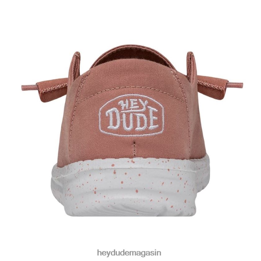 Hey Dude Hommes toile flammée Wendy terre cuite chaussures DT40T436